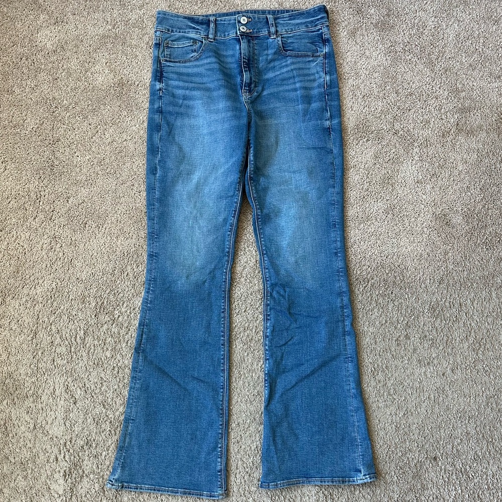 American Eagle Flare Jeans, size 14 long.